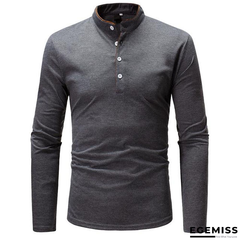 Casual Autumn Winter Polo Shirt Men Solid Long Sleeve Polo Shirt Men Slim Fit Polo Homme | EGEMISS