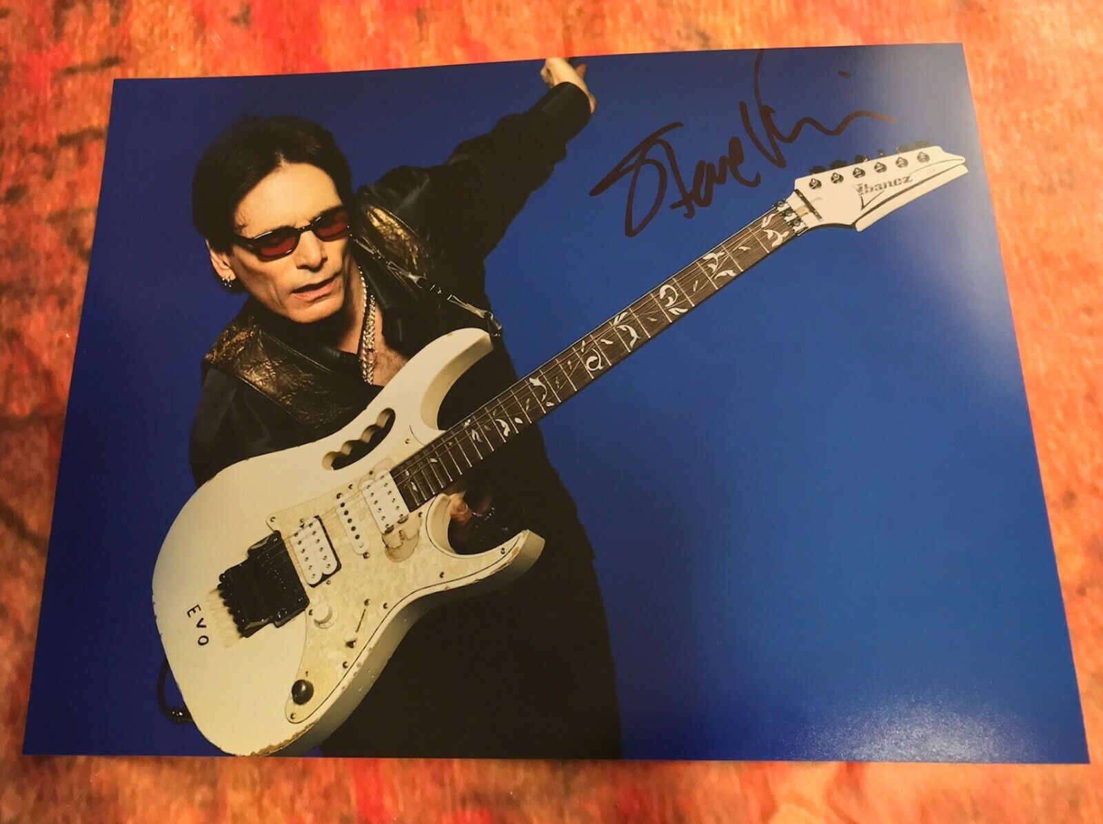 GFA G3 World Top Guitarist * STEVE VAI * Signed 11x14 Photo Poster painting PROOF S7 COA