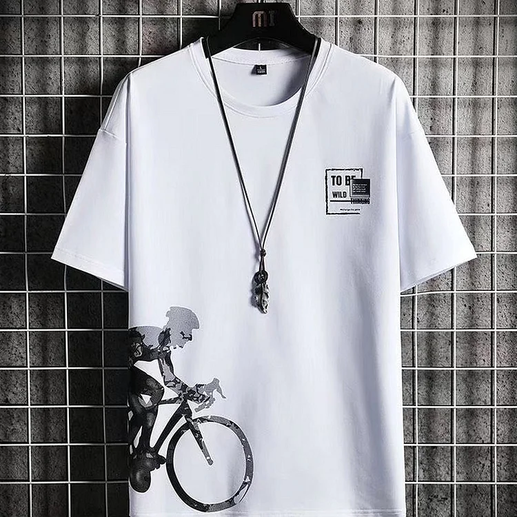 Men's Cyclist Print T