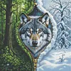 Diamond Painting -DIY Round Drill Wolf(40x40cm)