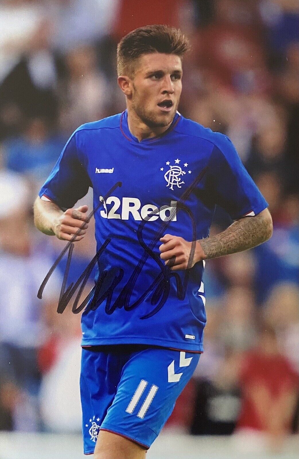 Josh Windass Genuine Hand Signed Rangers 6X4 Photo Poster painting