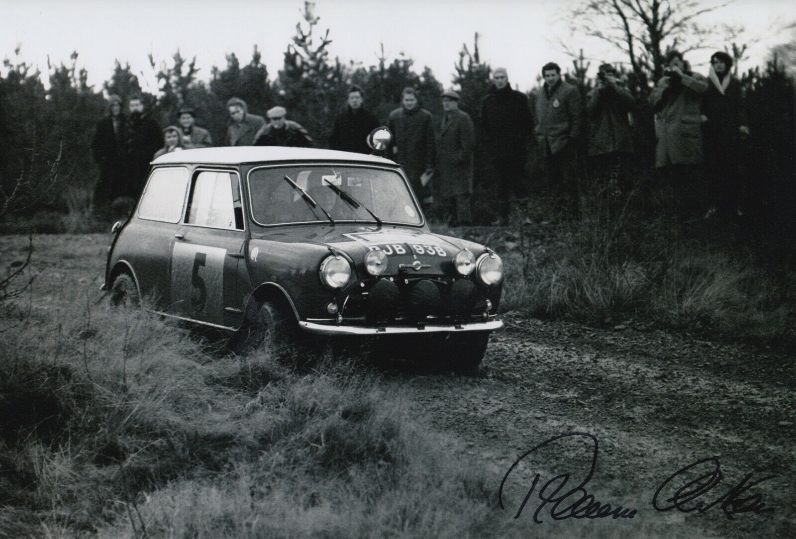 Rauno Aaltonen Hand Signed 12x8 Photo Poster painting - Rally Autograph 8.