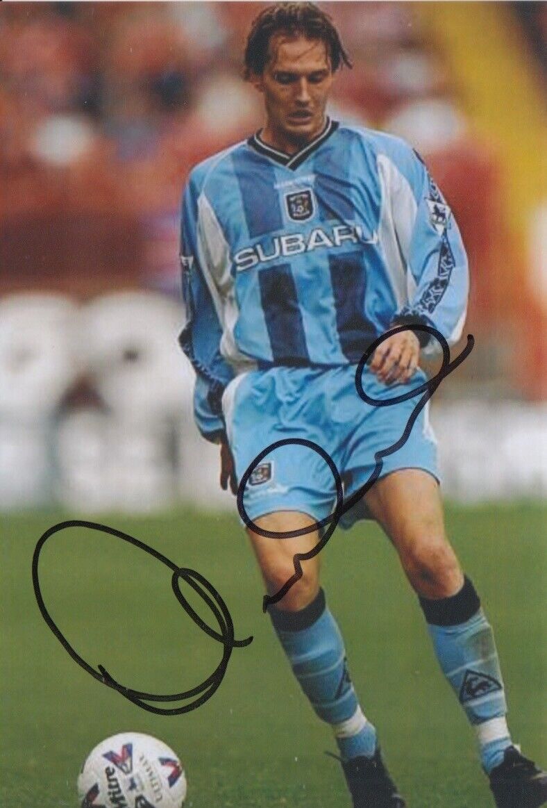 NOEL WHELAN HAND SIGNED 6X4 Photo Poster painting COVENTRY CITY FOOTBALL AUTOGRAPH 2