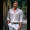 Men's Vintage Cotton and Linen Shirts
