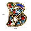 1Pcs 24 Alphabet B-DIY Diamond Painting KeyChain