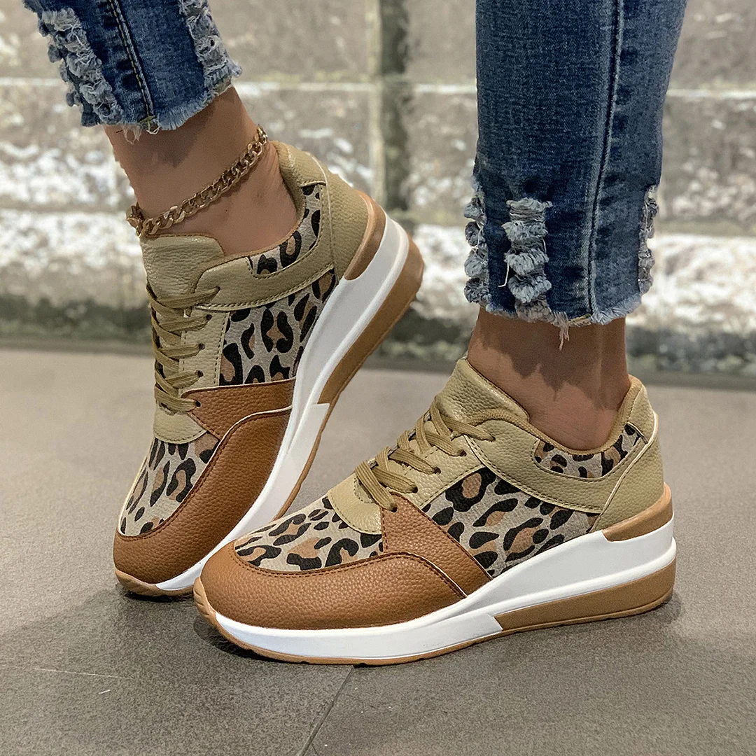 Yyvonne Spring And Autumn New Color Tie With Thick-Soled Women's Singles Shoes Large-Size Water Drill Sports Casual Shoes