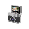 Thumb-sized Flip Screen Mini Camera - Digital Retro CCD High-Definition Portable Small Camera for Students and Campuses