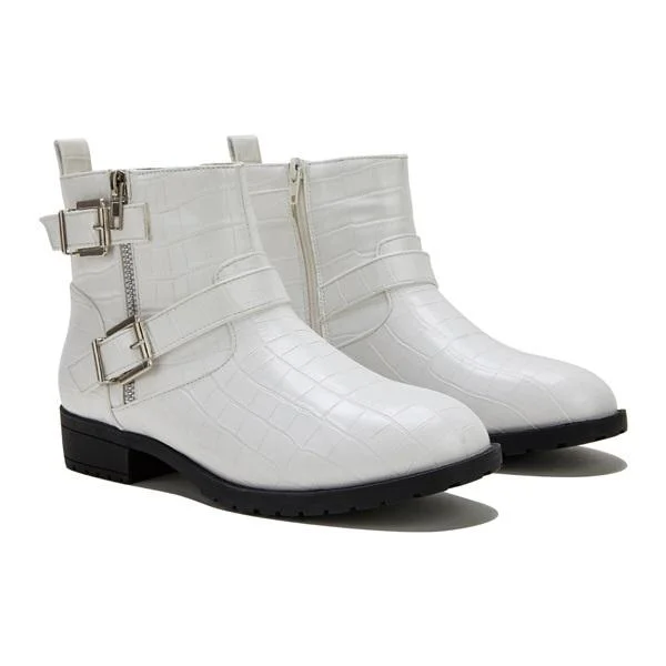 Women's Side Zipper Wide Fit Boots