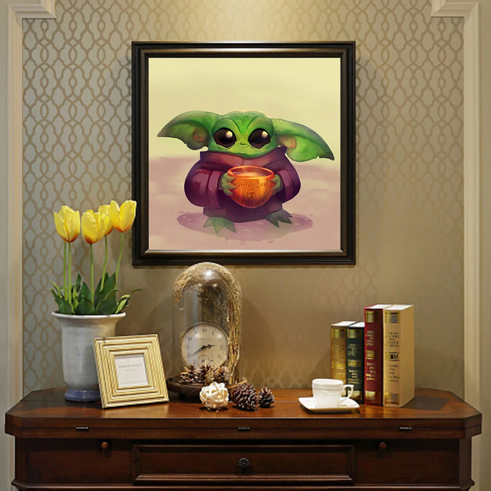 Full Round Diamond Painting 30*30cm - Yoda