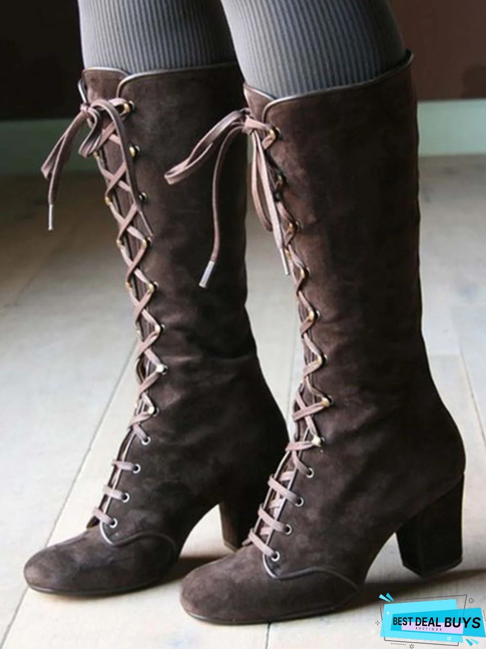 Simple Suede Martin Combat Boots