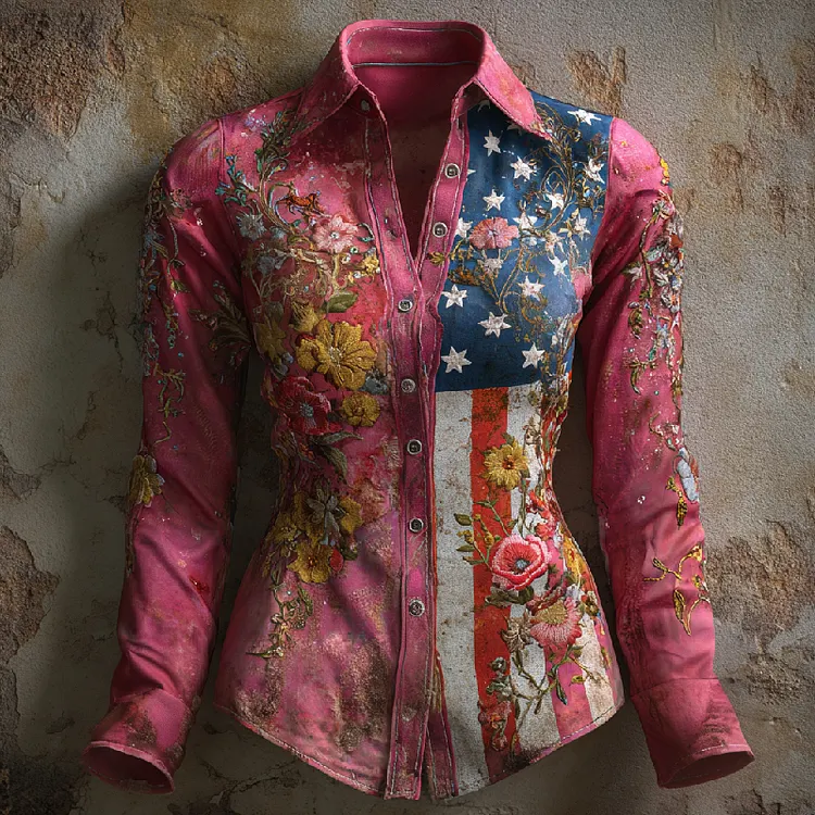 Women's US 250th Anniversary Casual Shirt