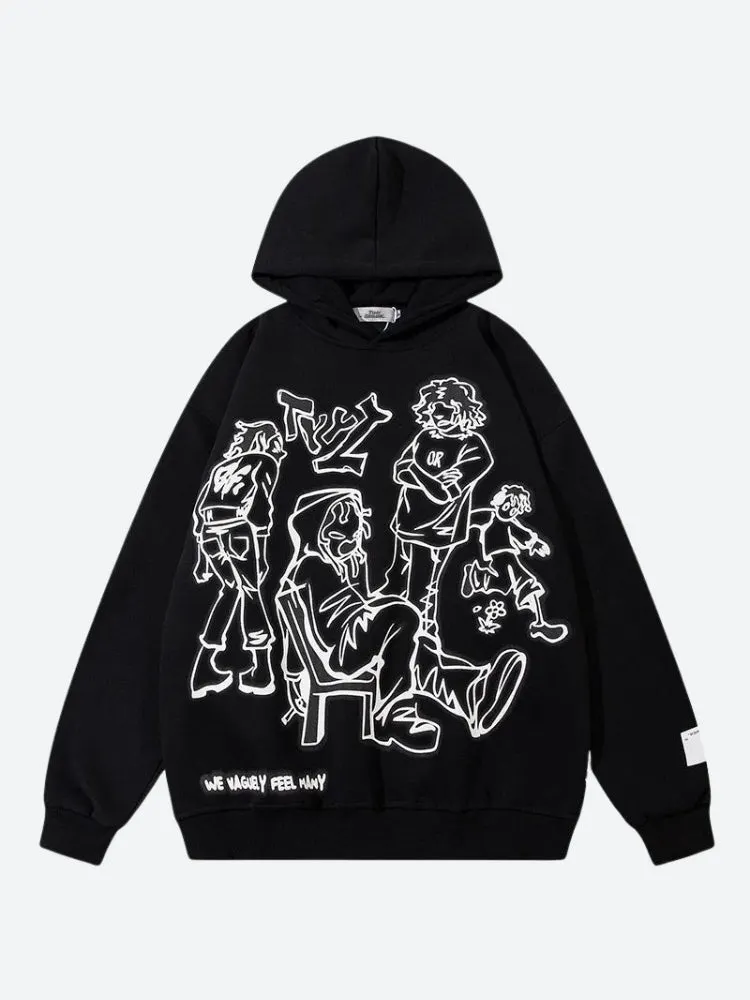 Brownm Vaguely Feel Many Hoodie