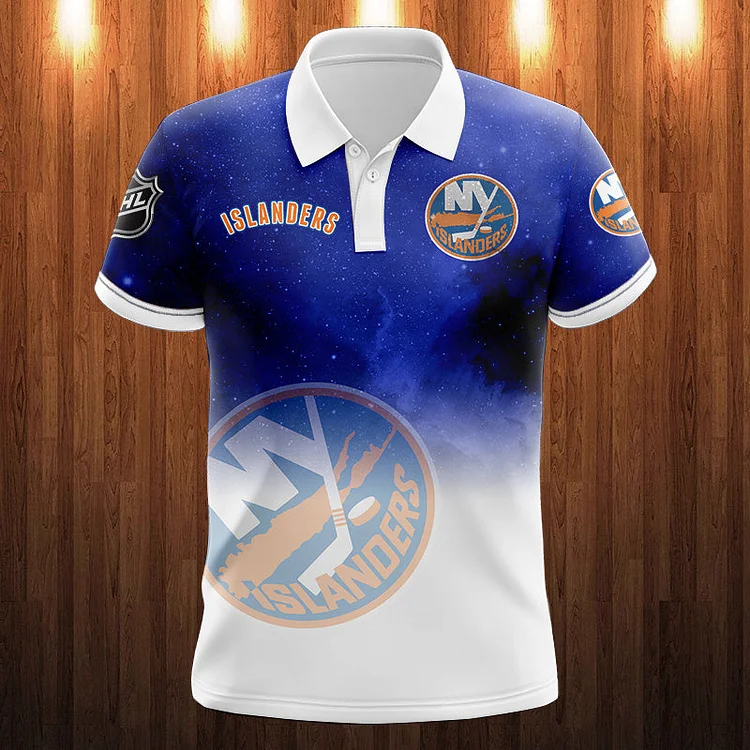 New York Islanders
Button Up Polo Shirt