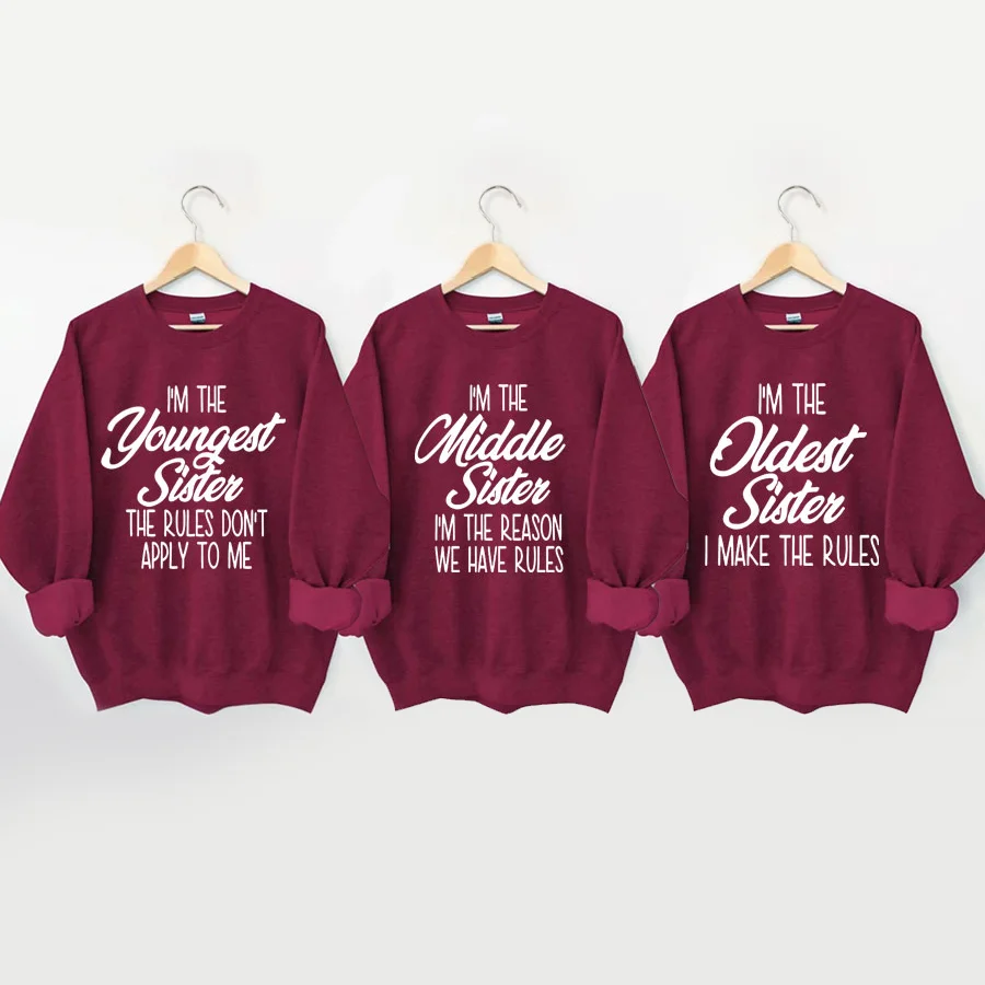 Oldest, Middle, And Youngest Sweatshirt