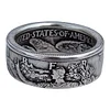 Men's Silver Rings - Handcrafted Morgan Silver Dollar Rings Made in the USA | Men's Silver Rings Crafted from Genuine Silver Coins | Men's Genuine Silver Rings | Turn into a Treasure
