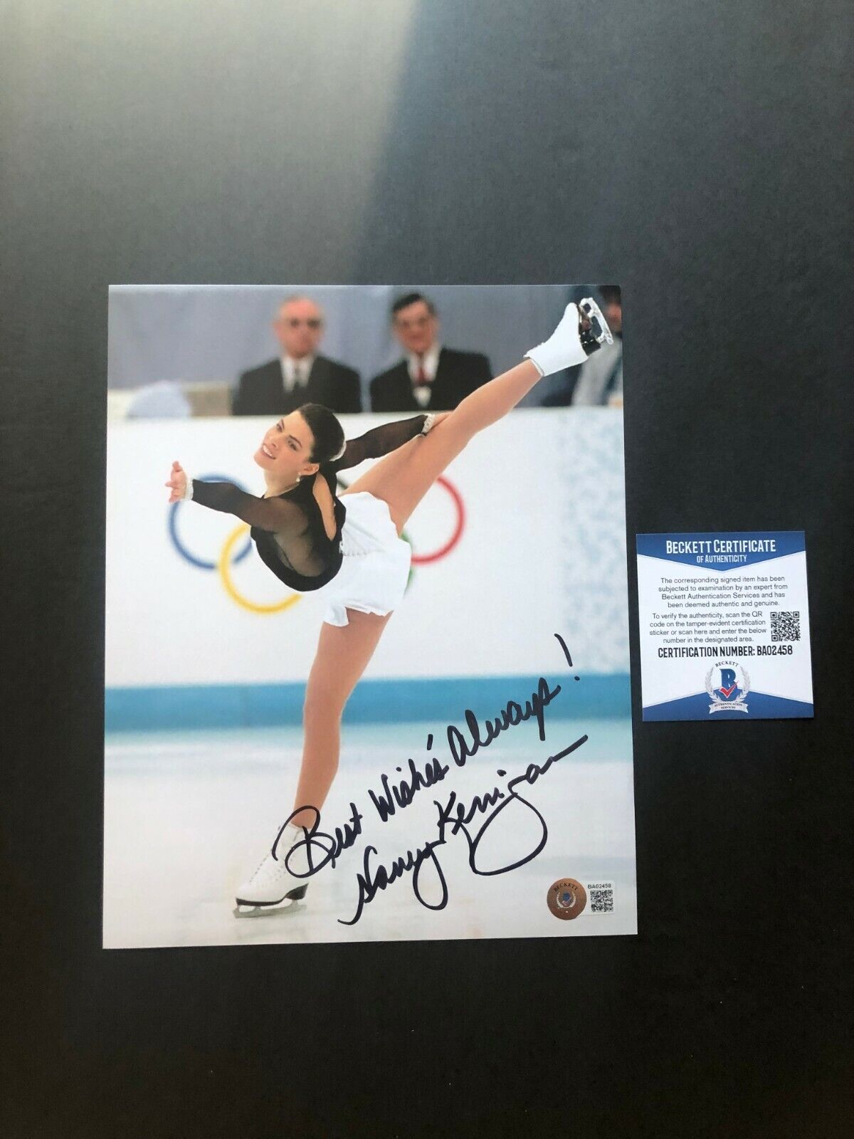 Nancy Kerrigan Hot! signed autographed USA skating 8x10 Photo Poster painting Beckett BAS coa