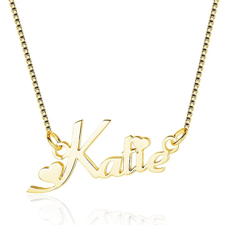 Personalized Name Necklace for Women Custom Nameplated Necklace Gold Great Gift For Mom Friends