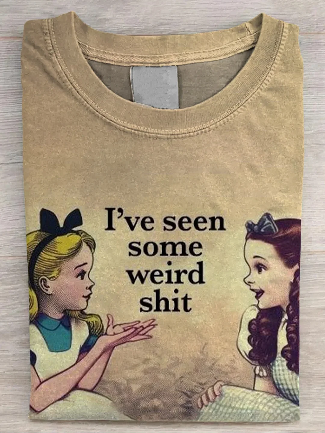 Eagerlys  I've Seen Some Weird Shit Art Print T-shirt Eagerlys