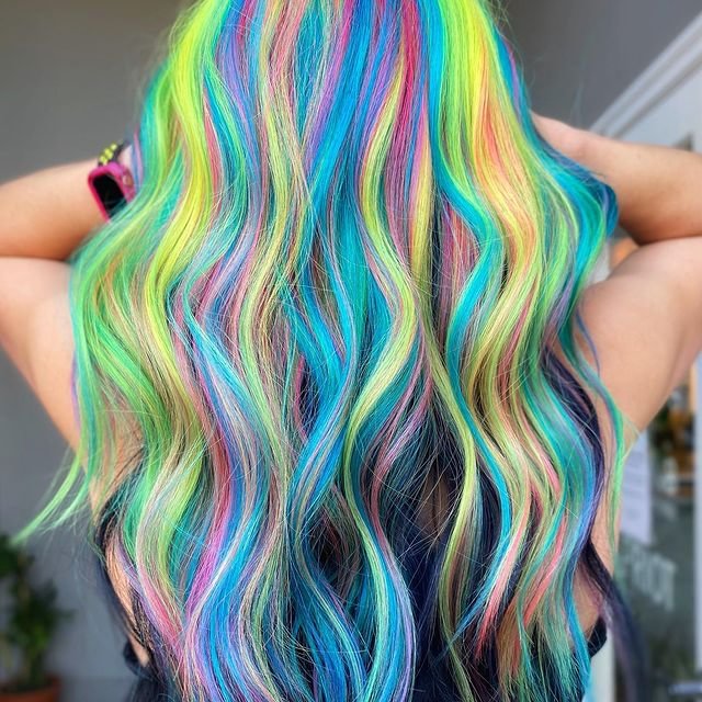 US Mall Lifes® | (✨NEW) RAINBOW034 MIXED GREEN COLORS HAIR  365 LACE WIG 2021 HOT WAVE WIG US Mall Lifes