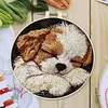 Border Collie Puppy-DIY Embroidery Kit with Pattern Cotton Threads Needles Hoop 29*29cm tapestrymarket