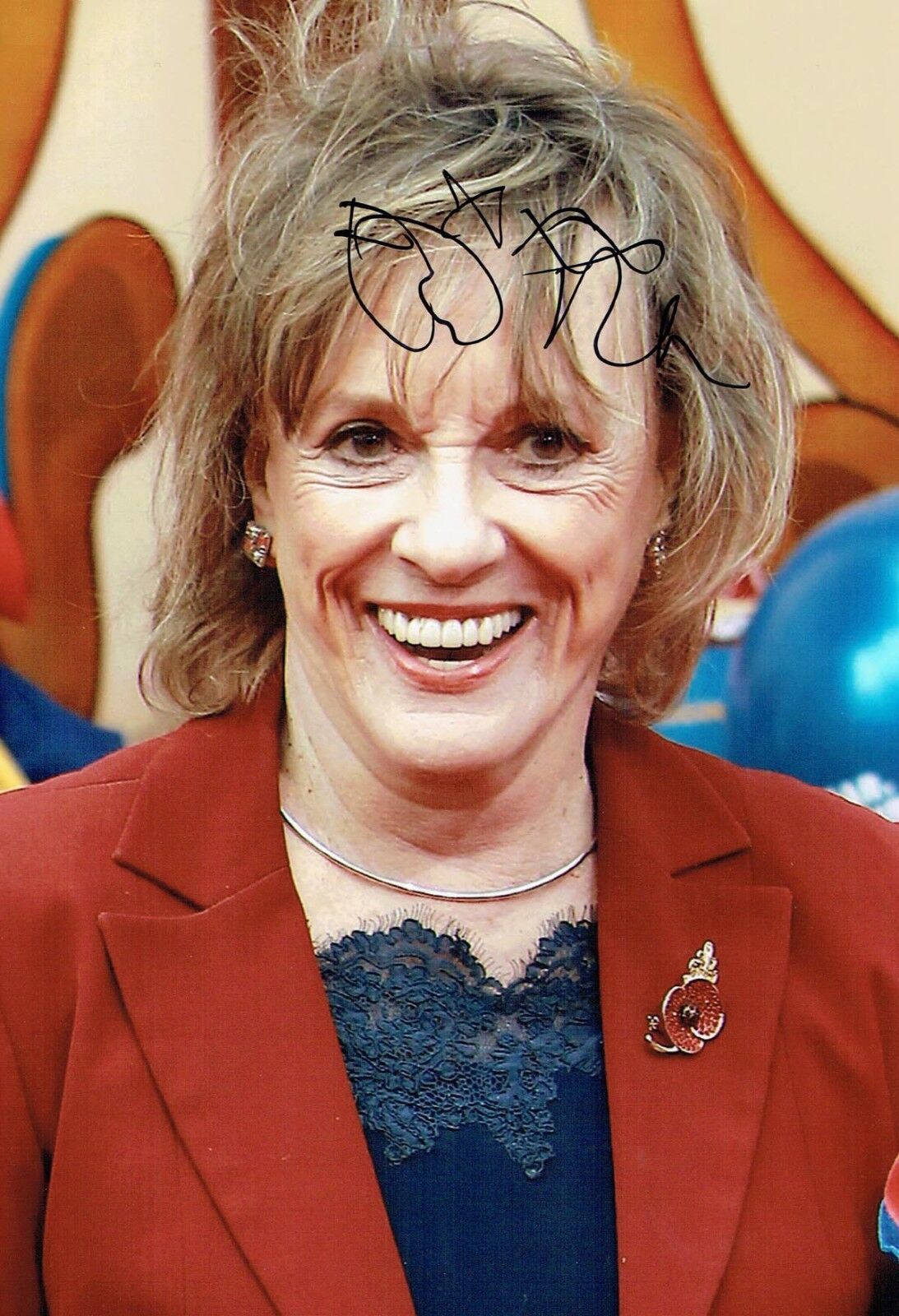 Esther RANTZEN SIGNED Autograph 12x8 Photo Poster painting 1 AFTAL COA Thats Life TV Presenter