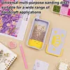 Crown Flip Cover Diamond Painting Sorting Tray with Spout (Lavender)