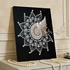 DIY Pearl Painting Conch Flower for Home Wall Decor with Frame(30x40cm)