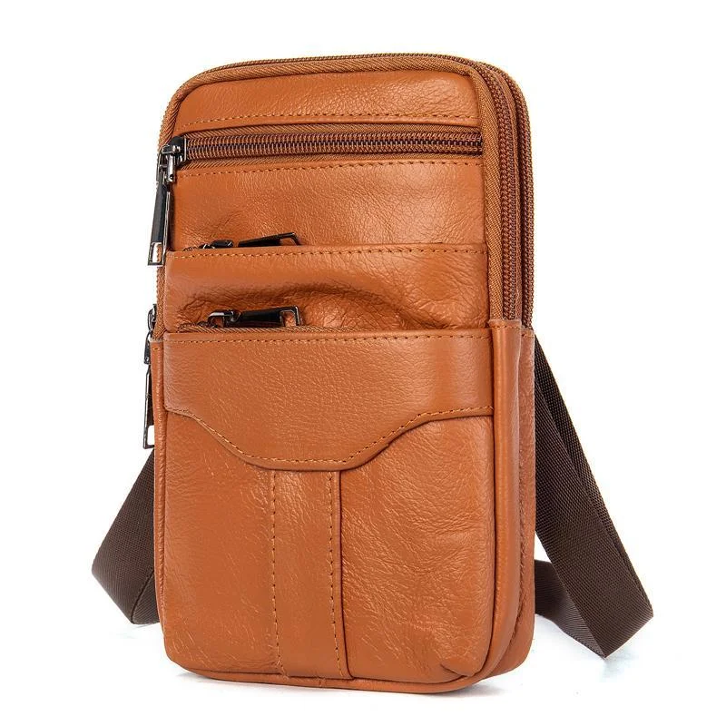 Mens Outdoor Vintage Durable Casual Belt Bags