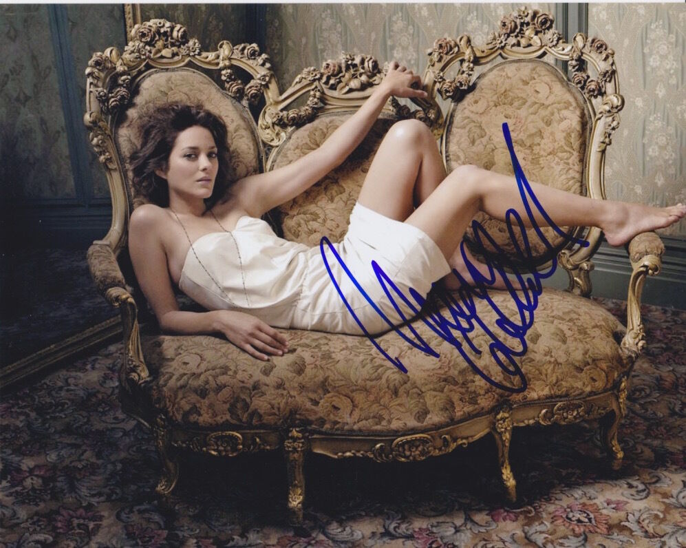 Marion Cotillard signed 8X10 Photo Poster painting