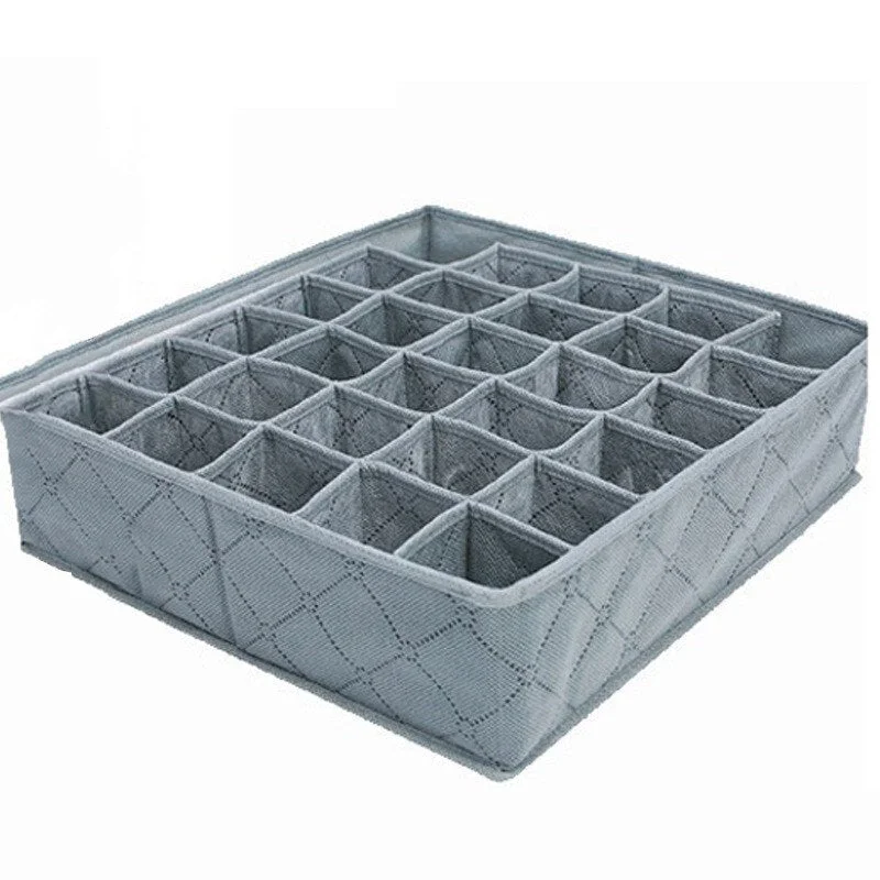 Multi-size Bra Underwear Organizer Foldable House Storage Box Non-woven Wardrobe Drawer Closet Organizer For scarves Socks VA