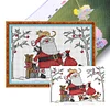 Santa XIV -14CT Stamped Cross Stitch Kit(29*22cm)