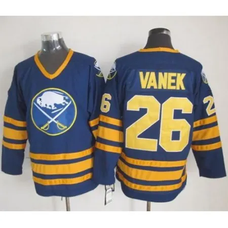Sabres #26 Thomas Vanek Navy Blue CCM Throwback Stitched NHL Jersey