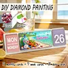 DIY Calendar Diamond Painting Calendar Kit Diamond Art Paper Desk Calendar Kit