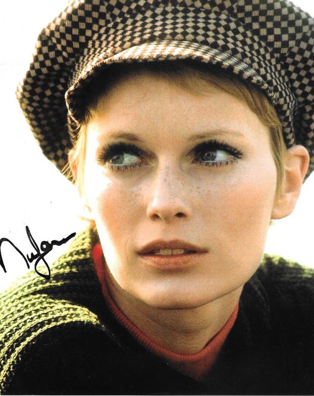 * MIA FARROW * signed 8x10 Photo Poster painting * THE GREAT GATSBY * COA * 1