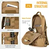 25L Taktischer Rucksack 1000D Nylon Tactical Daypack Bundeswehr Wanderrucksack MOLLE Kampfrucksack Wasserabweisend f&uuml;r Herren Damen Uni Reise Sport Outdoor Klettern Camping Trekking