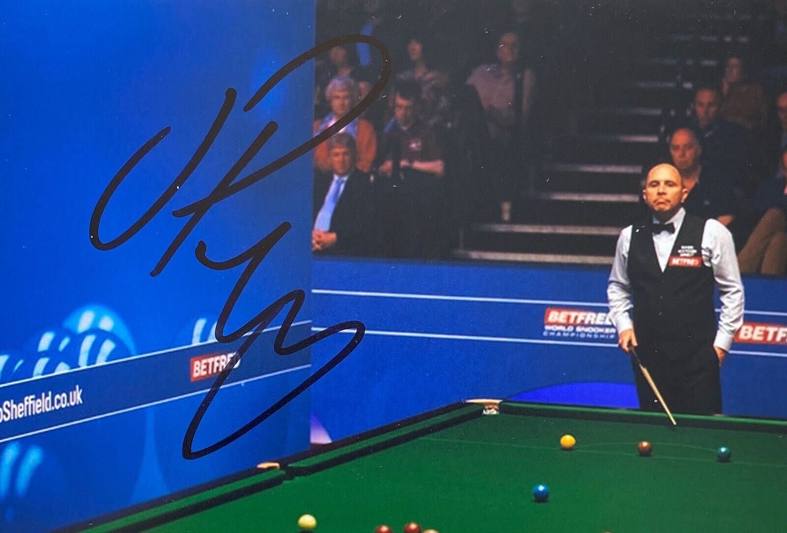 Joe Perry Genuine Hand Signed 6X4 Photo Poster painting - Snooker 2