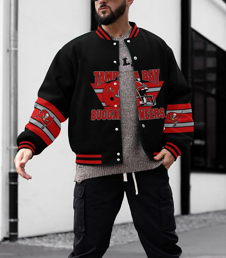 Tampa Bay Buccaneers  Men's Limited Edition Full-Snap Casual Jacket