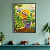 (45*60cm)Funny Sunflower - Full Square Drill Diamond Painting