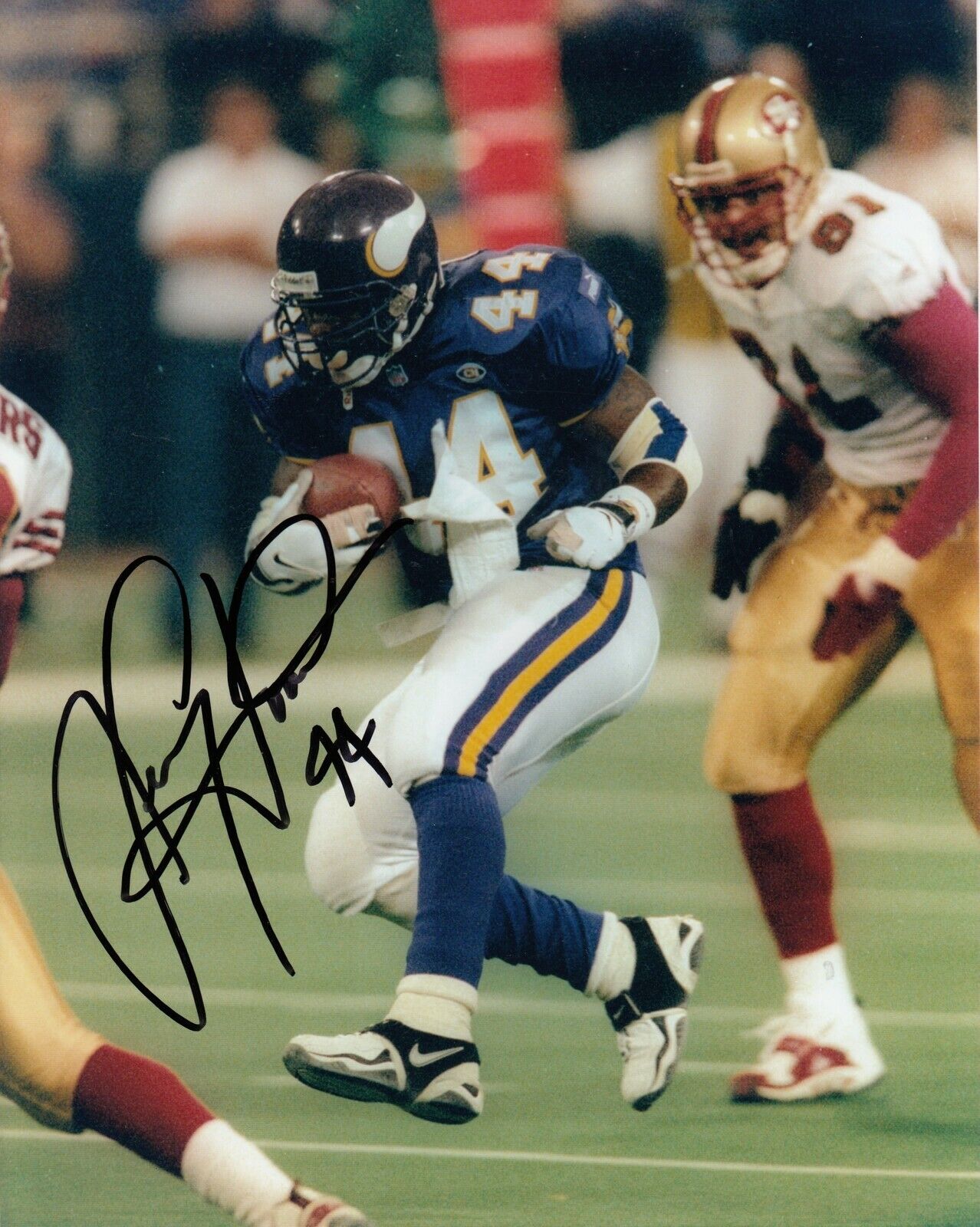 Leroy Hoard #0 8x10 Signed Photo Poster painting w/ COA Minnesota Vikings 031719