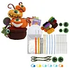 Halloween Crochet Starter Kit, Pumpkin Beginner Crochet, Craft Kits For Adults, Easy Crochet For Gift Home Decor