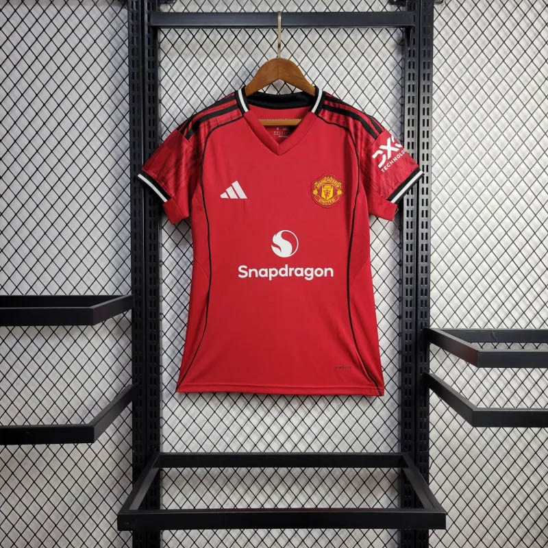 2025-2026 Women Manchester United Home Football Shirt 1:1 Thai Quality- Maxi Kit