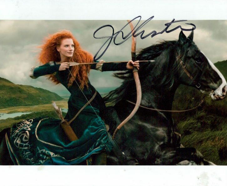 Jessica Chastain signed 8x10 Photo Poster painting in-person