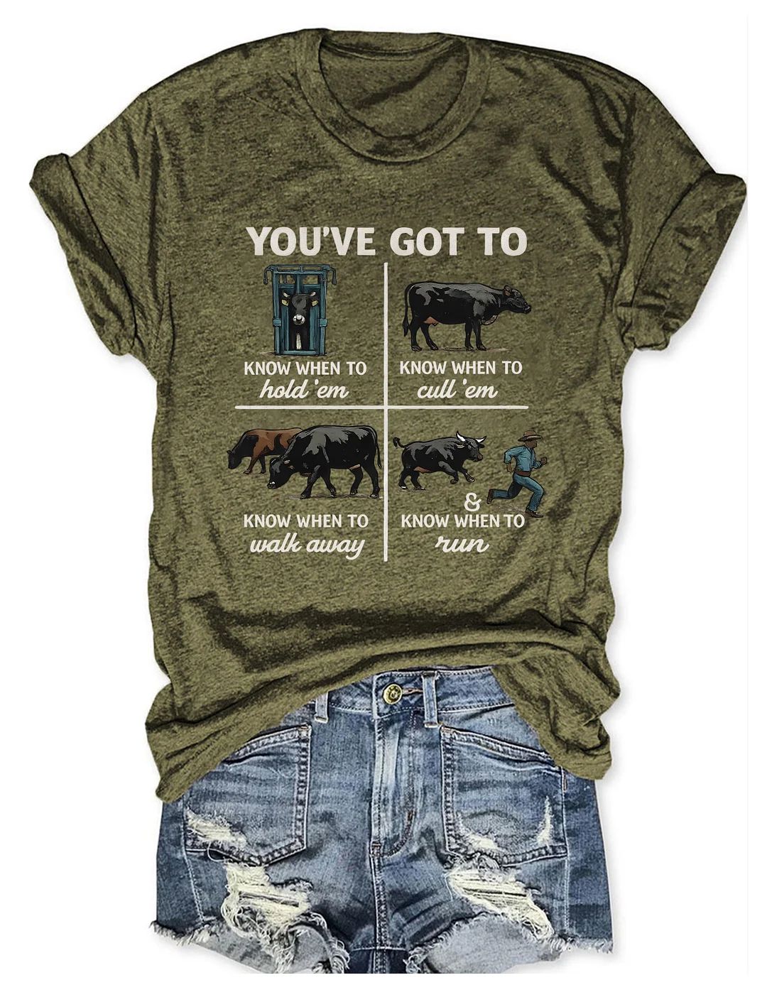 You've Got To Know When To Hold'em T-shirt