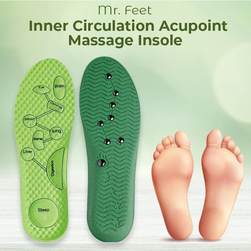Mr. FeetTM Inner Circulation Acupoint Massage Insole