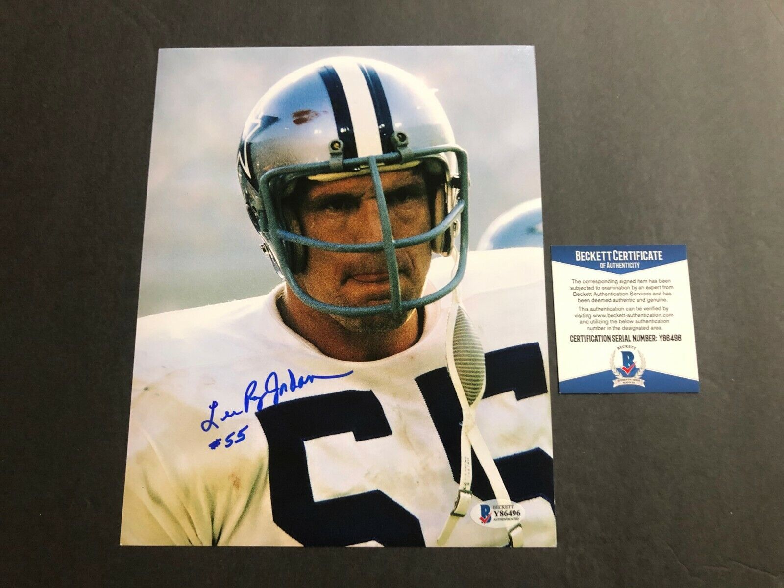 Lee Roy Jordan Hot! signed autographed Cowboys 8x10 Photo Poster painting Beckett BAS coa