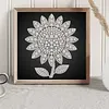 DIY Pearl Painting Sunflower for Home Wall Decor(25x25cm)