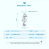 925 Sterling Silver Monestone Seahorse Pendant Necklace 