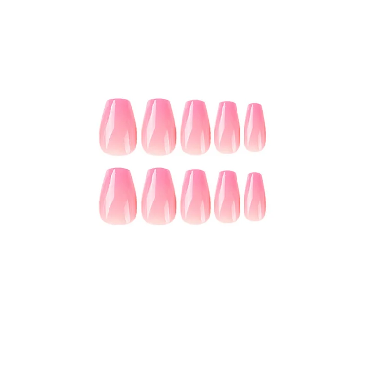 short ballet pink gradient 