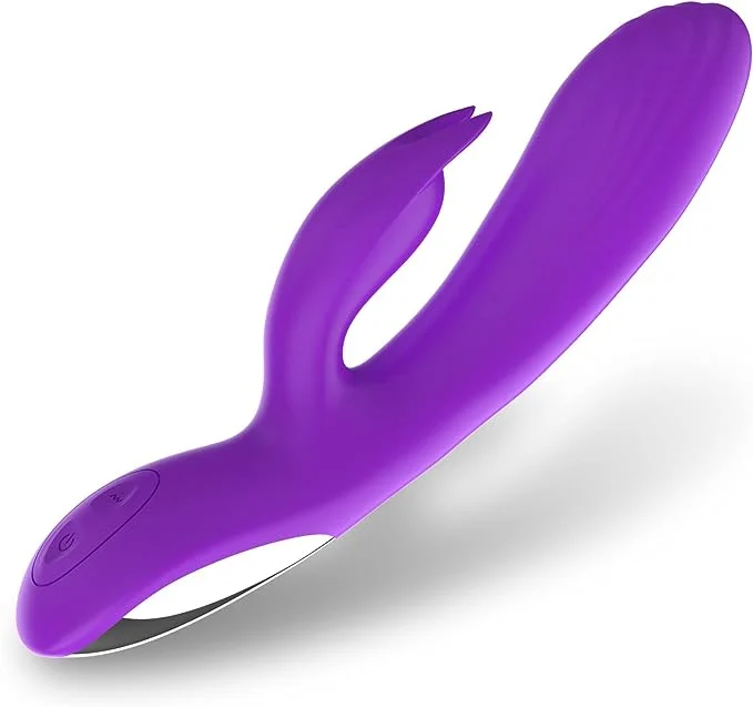Women's G-spot Rabbit Vibrator - With 10 Powerful Vibrating Nipples Anal G-spot Vaginal-Clit Stimulator