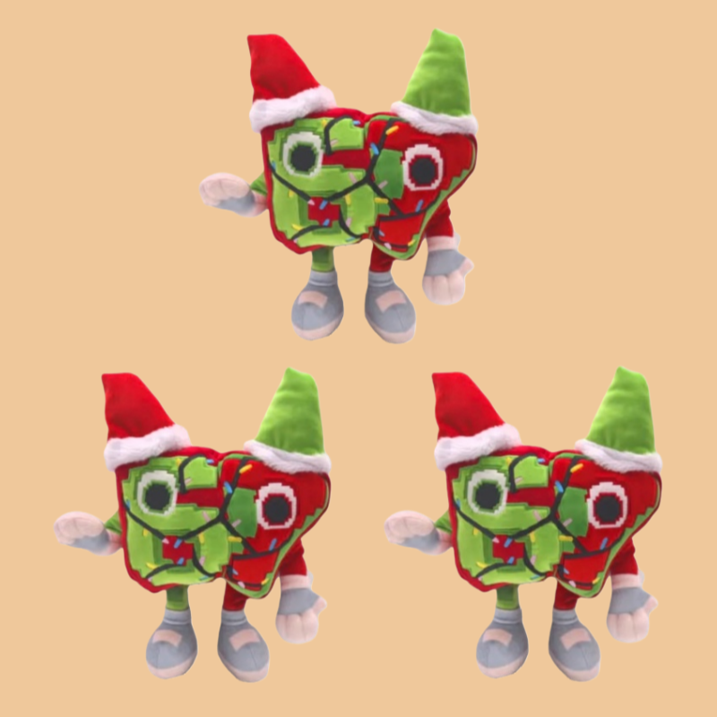 festive 67 brainrot plushies 3pcs